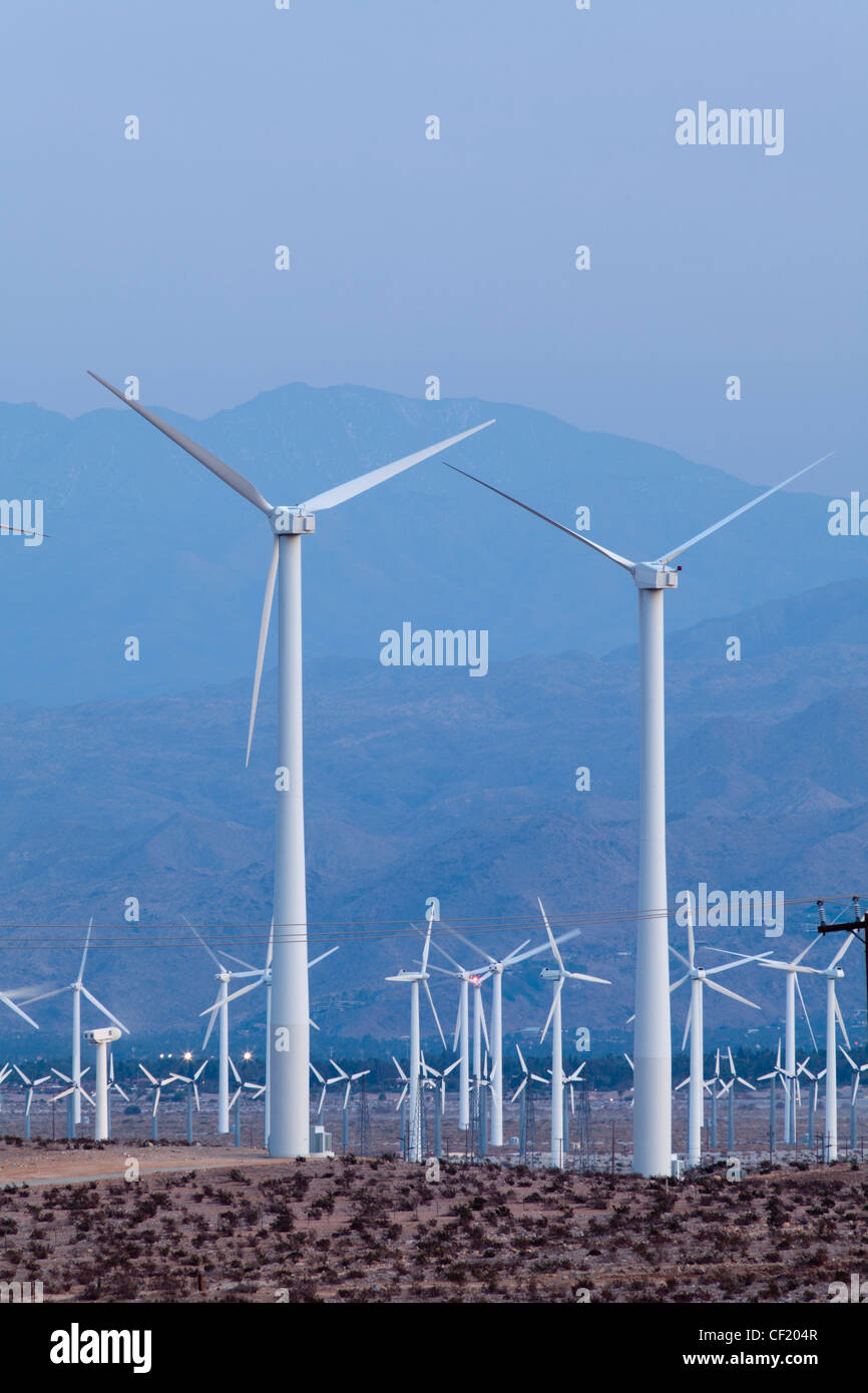 Wind Farm, Cabazon Area, California Stock Photo Alamy
