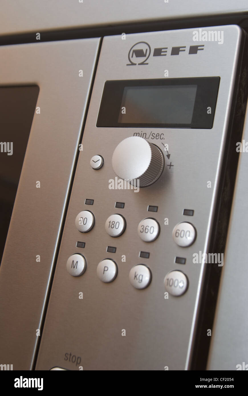 Neff microwave oven control panel Stock Photo - Alamy