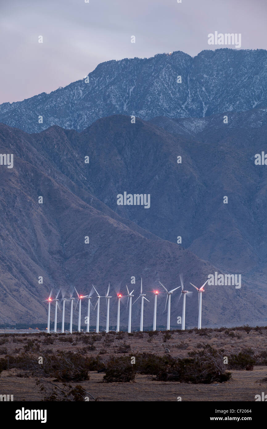 Wind Farm, Cabazon Area, California Stock Photo Alamy