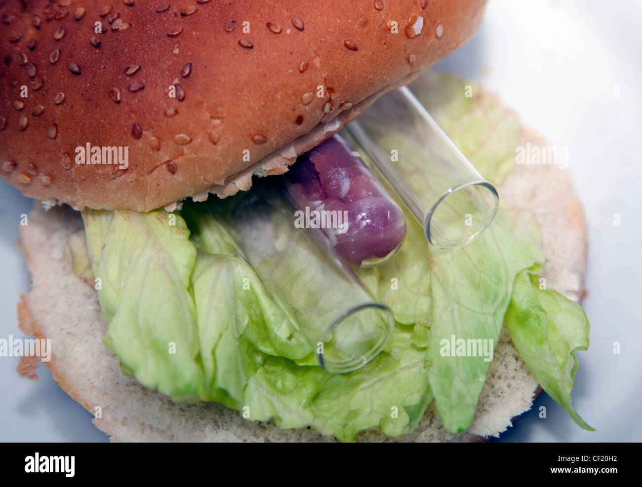 Laboratory "grown" meat may soon be on the market, London Stock Photo