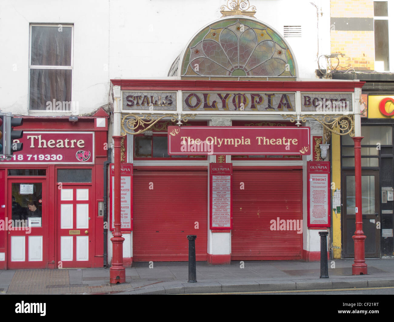 the olympia theatre on dame street in dublin ireland Stock Photo Alamy