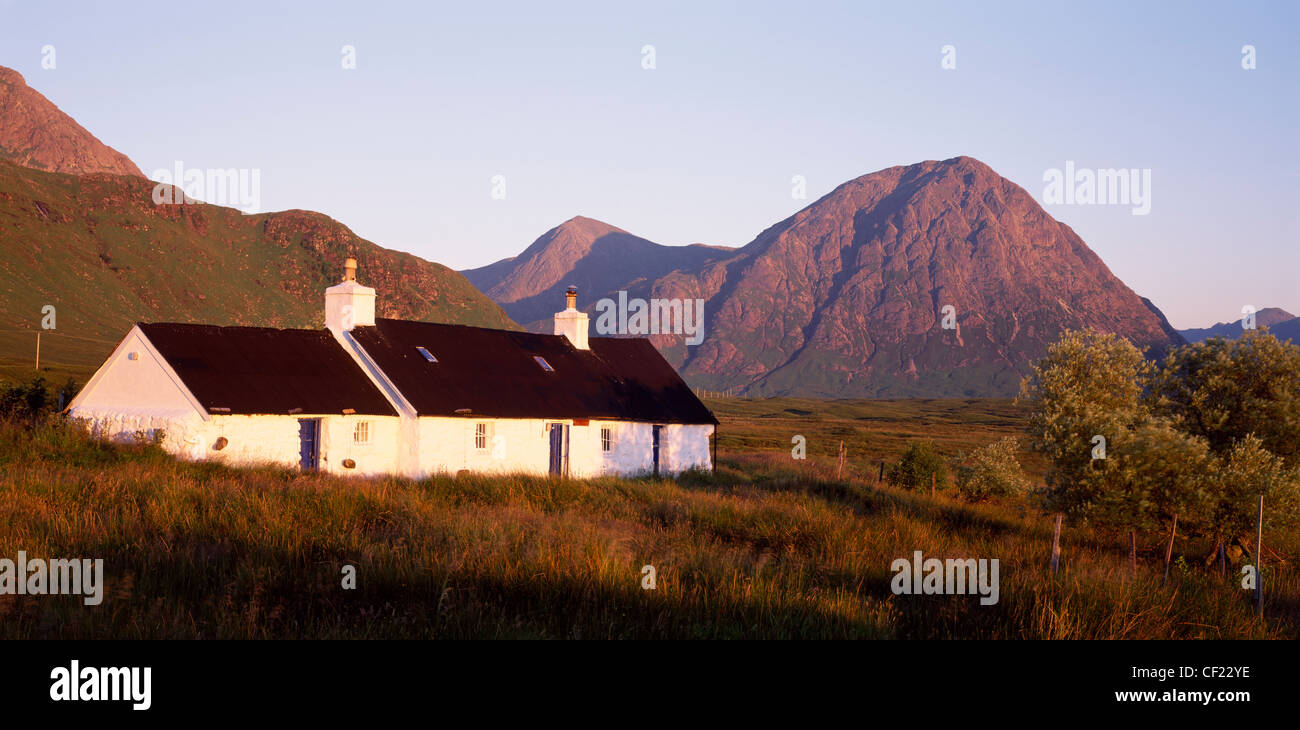 Blackrock Cottage, Lochaber, Highland, Scotland, UK. Buachaille Etive