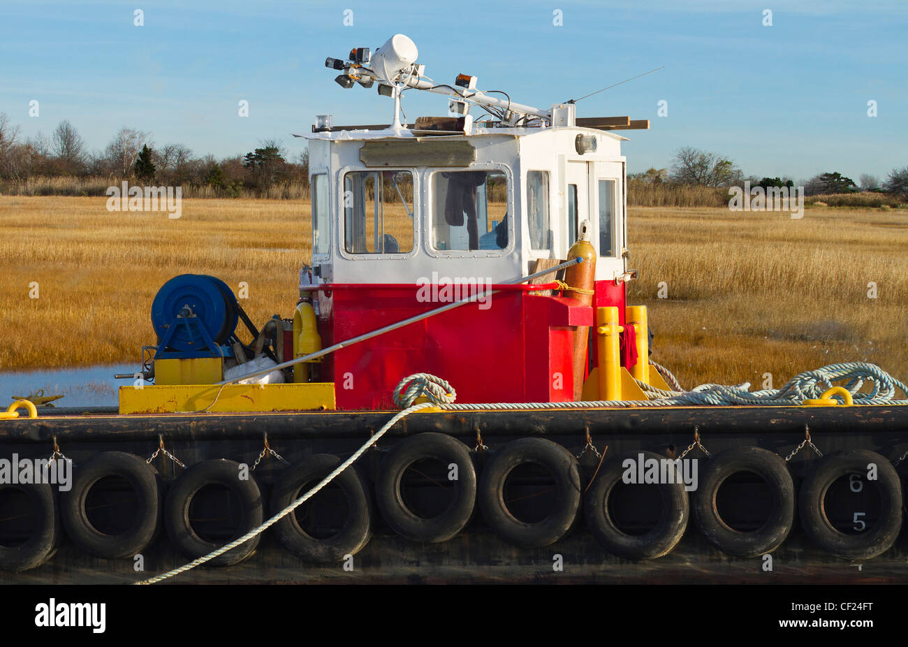 tug and towboat used on the Great South Bay on New York's long island. Stock Photo