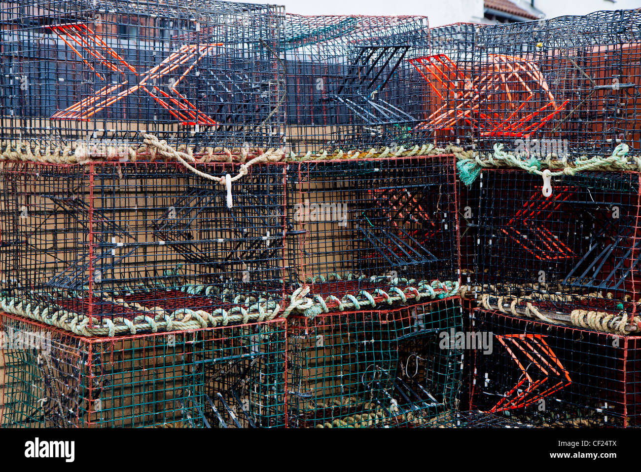 X Factor Fishing Nets Stock Photo Alamy