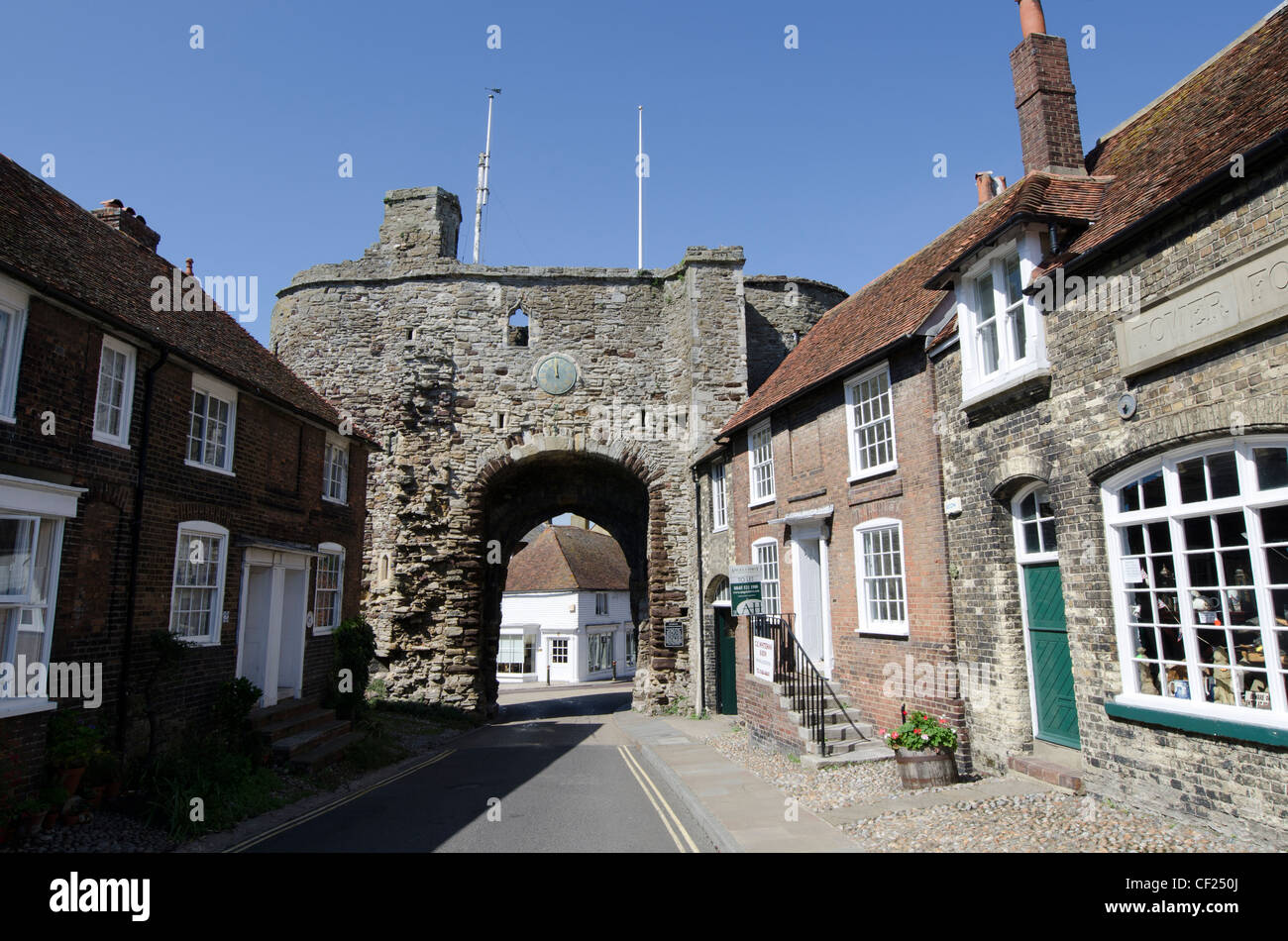 Landgate entrance to Rye East Sussex, England Uk C14th Century Gate