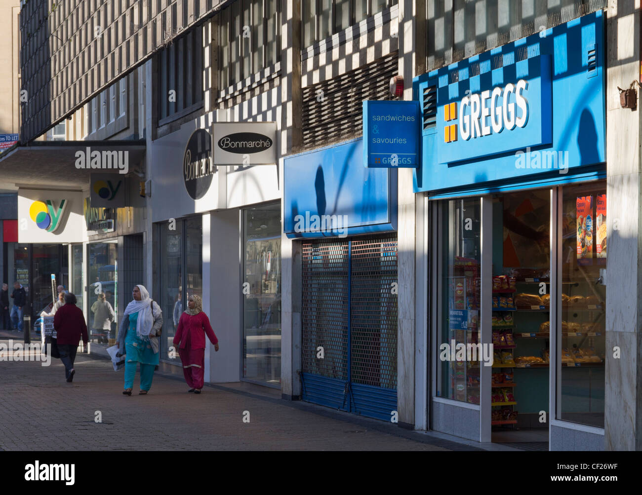 Broadway shopping area, Bradford City Centre Stock Photo Alamy