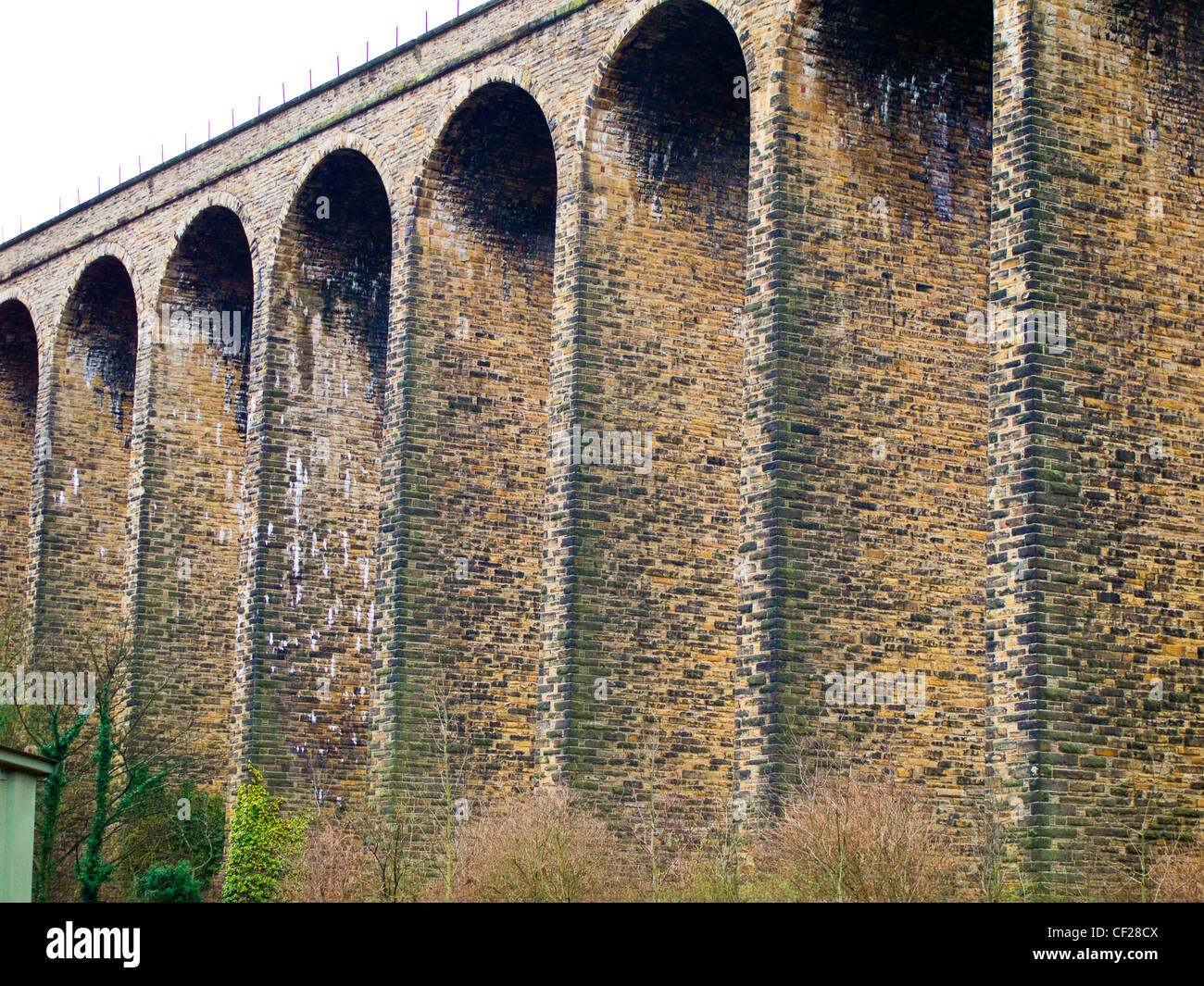 A viaduct in near Huddersfield in Yorkshire, England Stock Photo