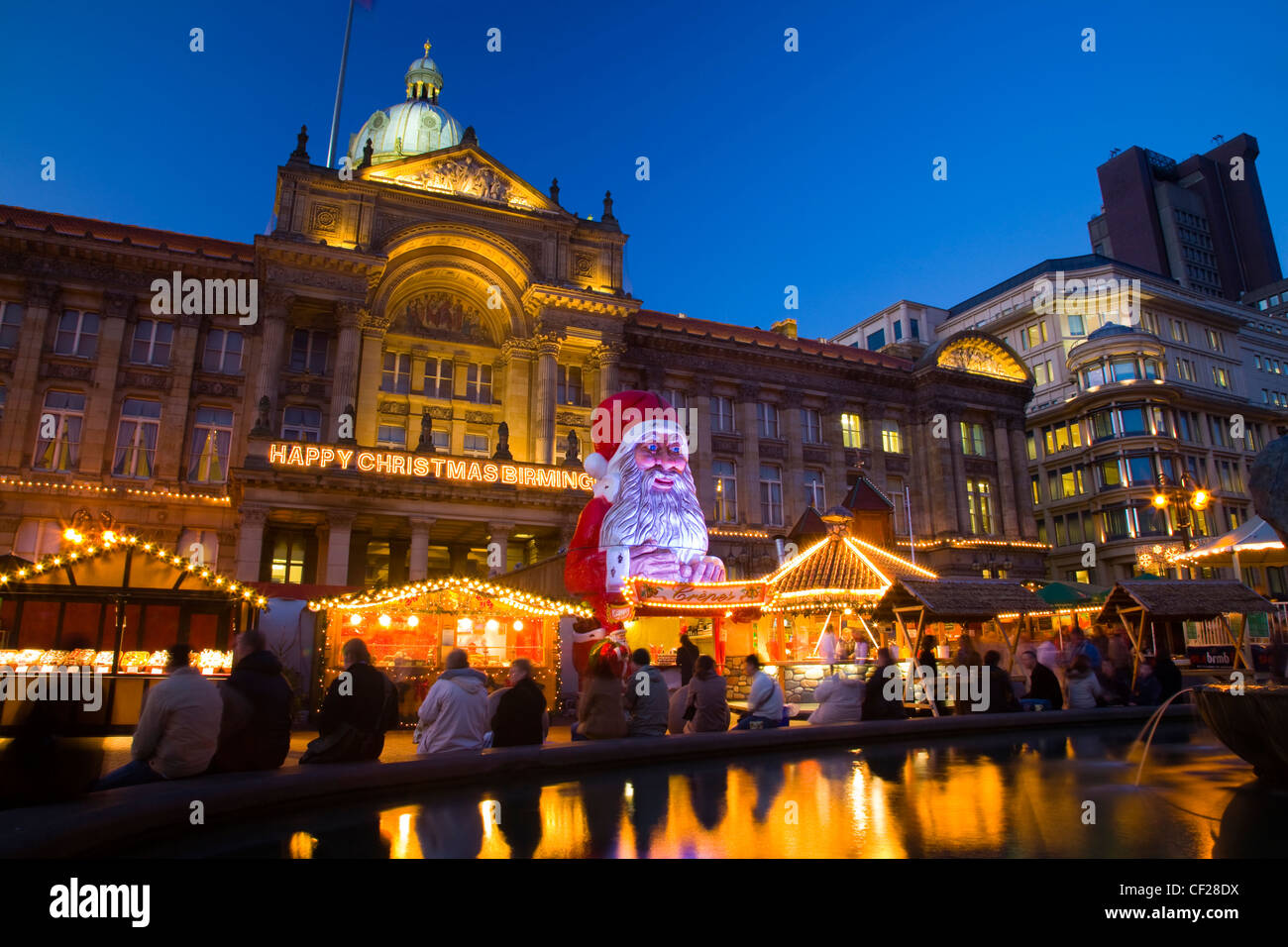 Christmas decorations at the Frankfurt Christmas Market held at