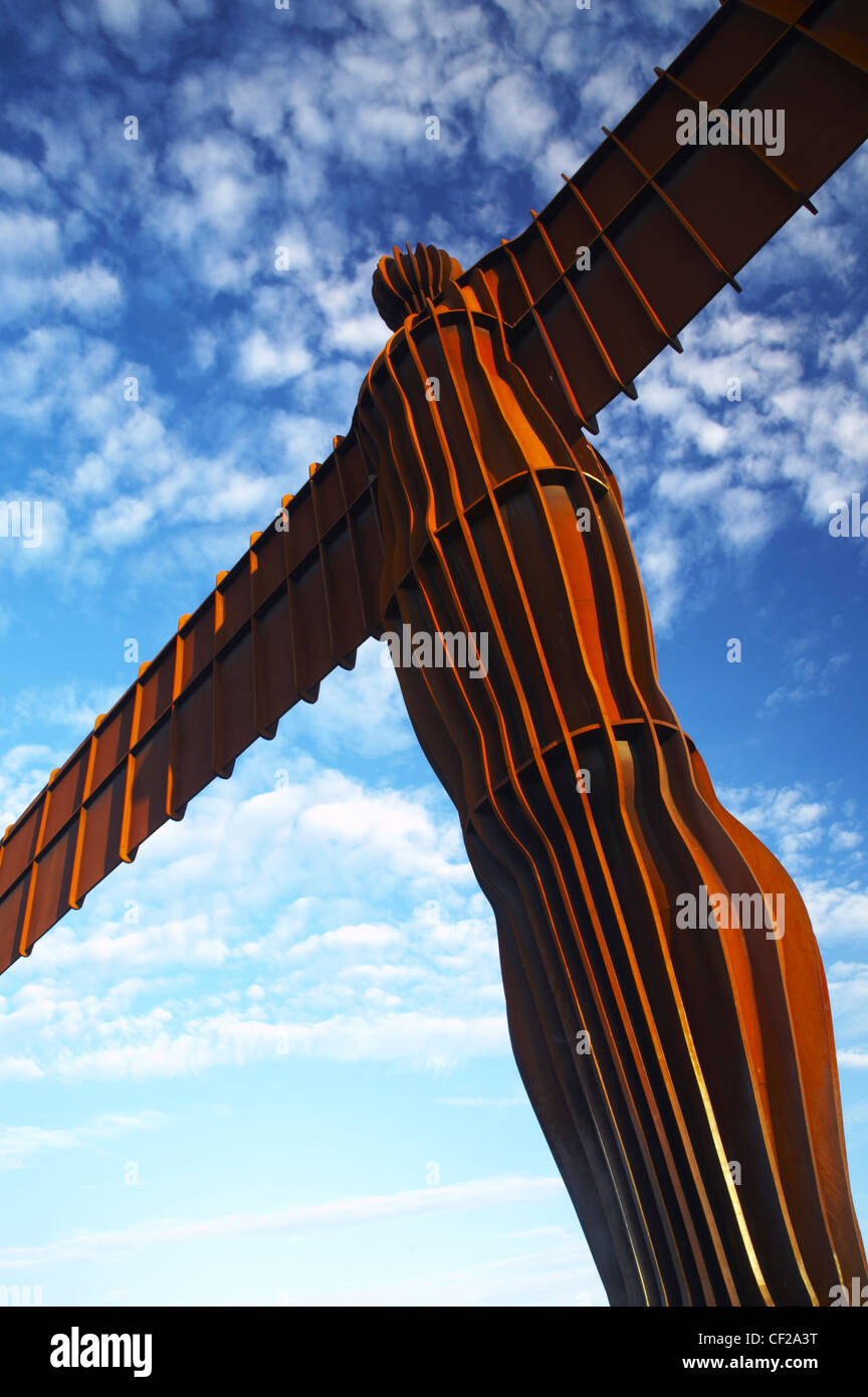 The Angel of the North statue near the cities of Gateshead and
