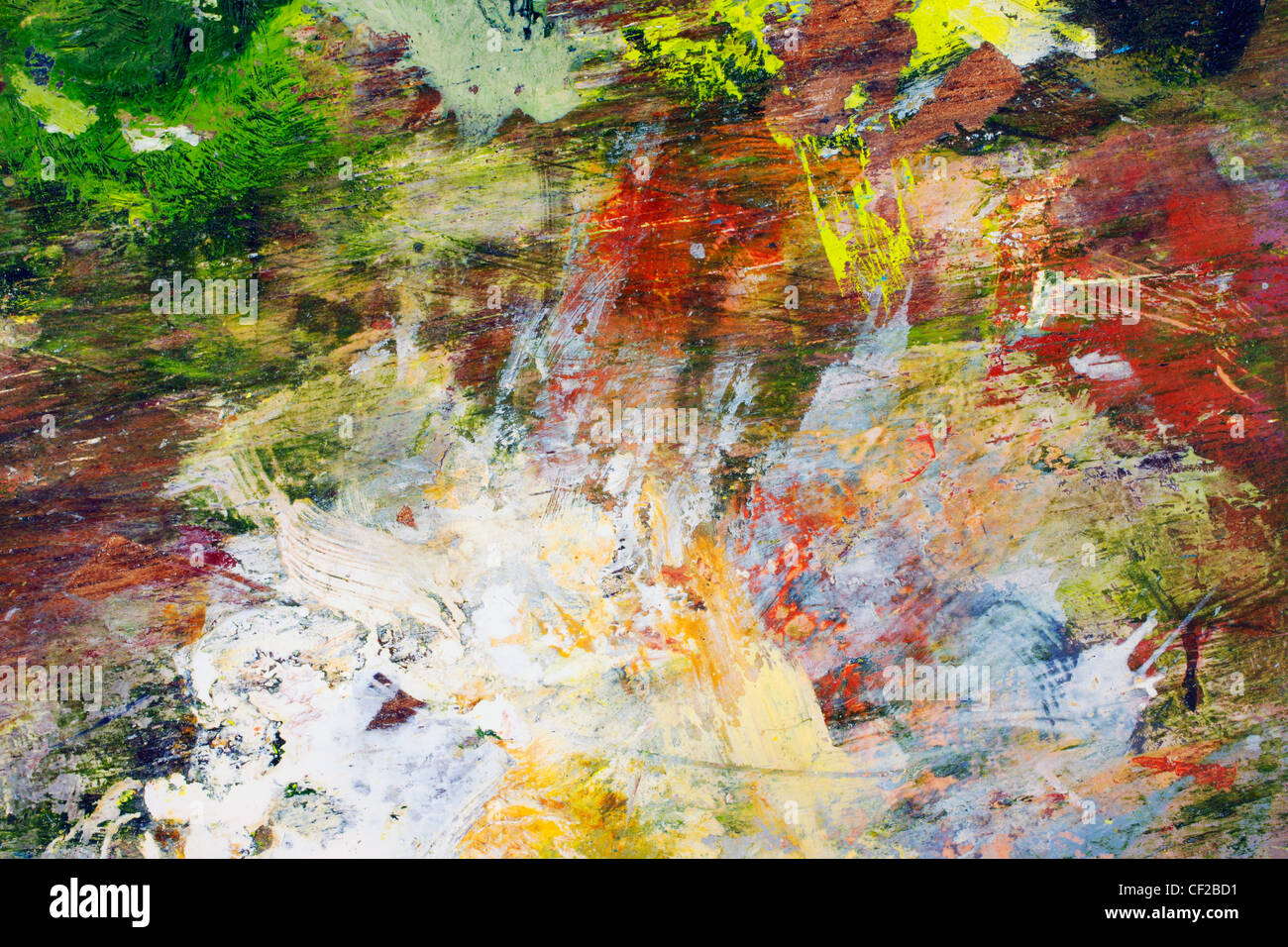 Abstract Oil Painting On Canvas Stock Photo - Alamy