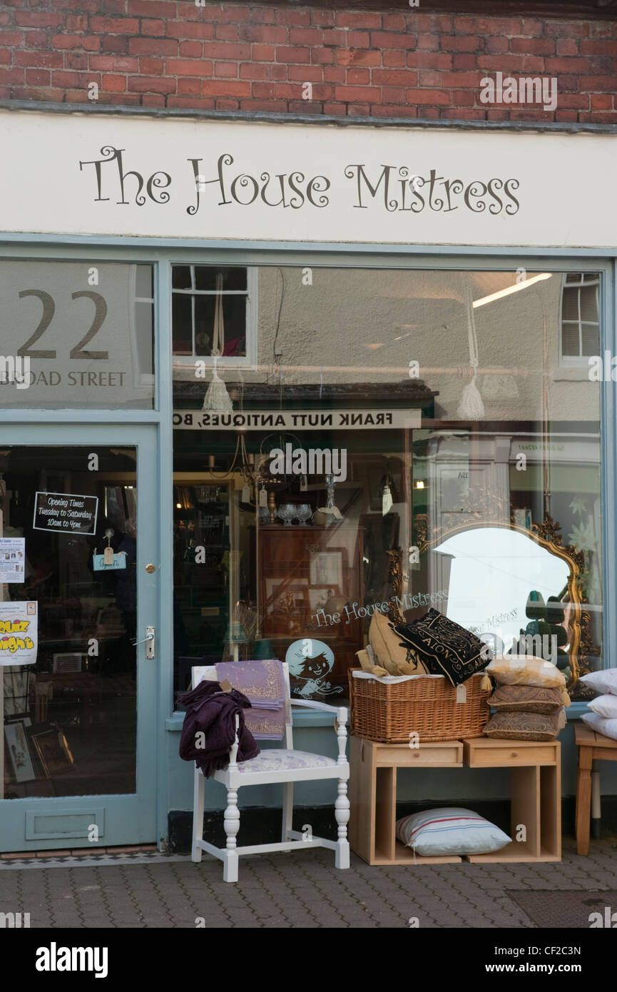 Shops in Bromyard Stock Photo Alamy