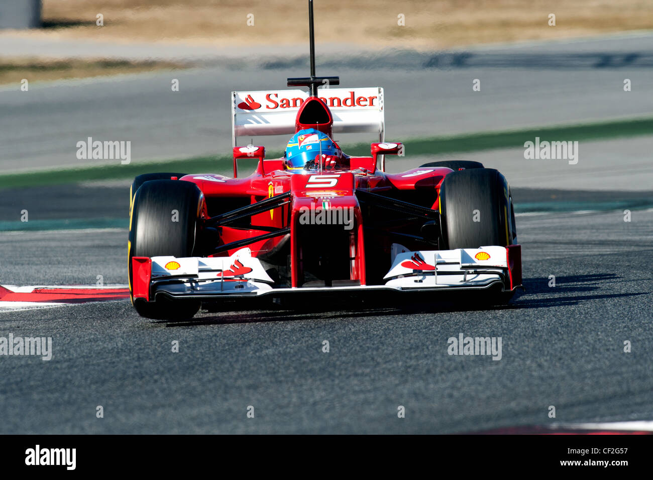Fernando Alonso (SPA), Ferrari F2012, racecar during Formula 1 testing ...
