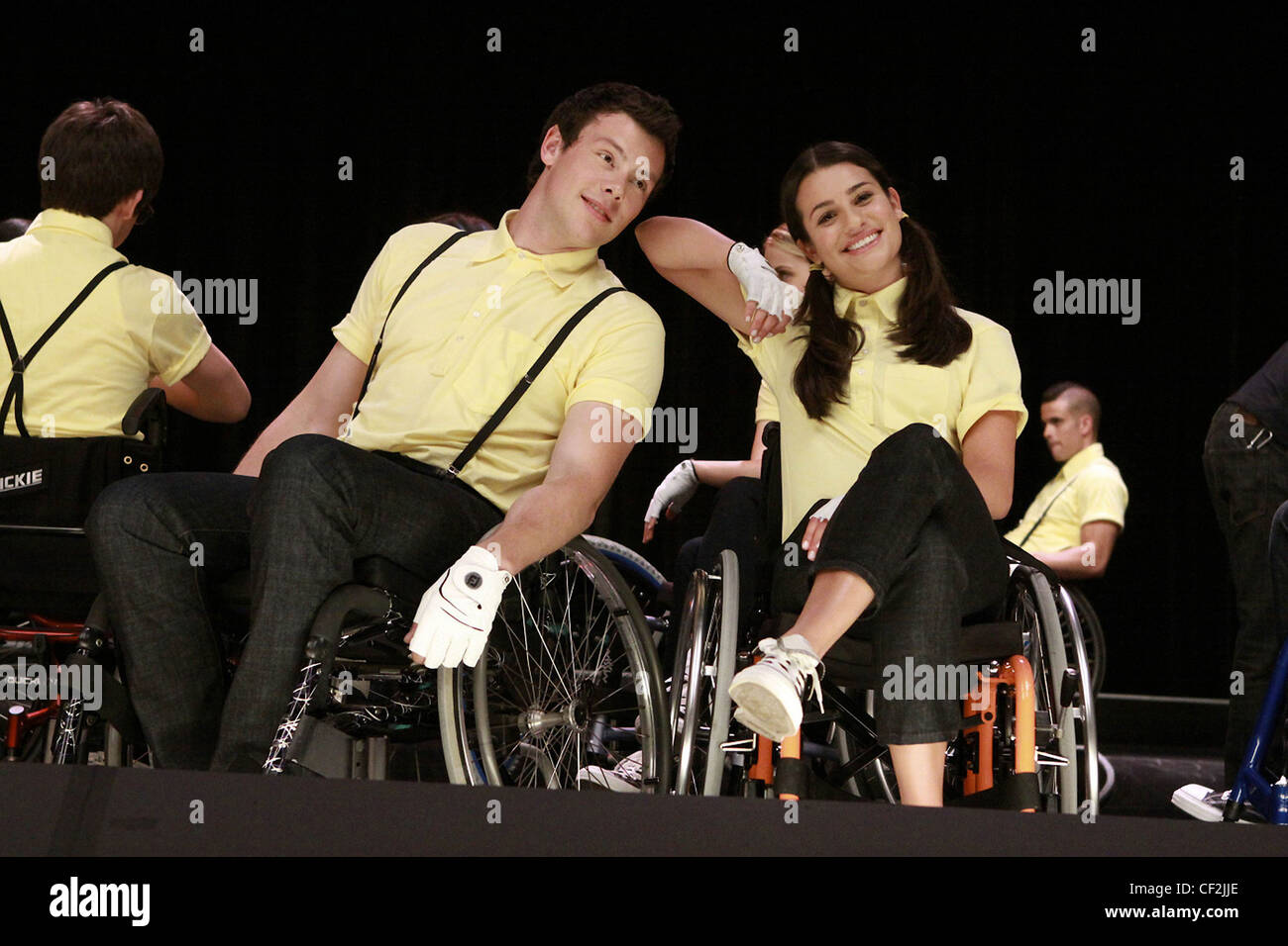 GLEE (TV) (2009) CORY MONTEITH, LEA MICHELE 005 MOVIESTORE COLLECTION LTD Stock Photo