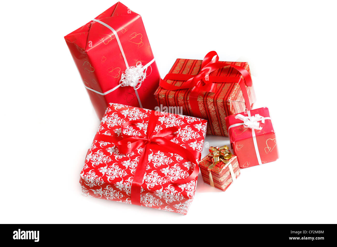 Christmas presents in blue Cut Out Stock Images & Pictures - Page 2 - Alamy