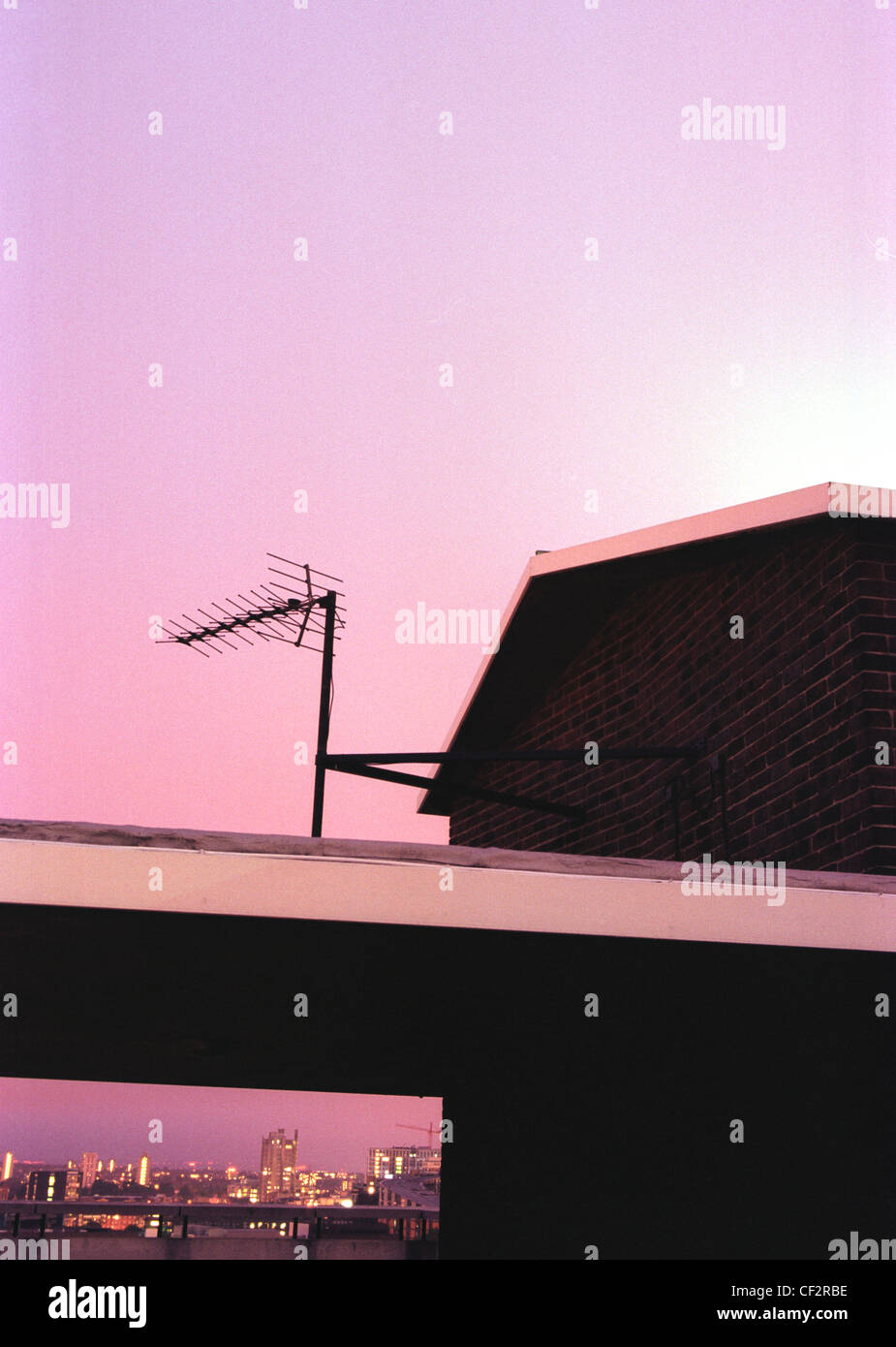 Rooftop in Waterloo at night Stock Photo Alamy