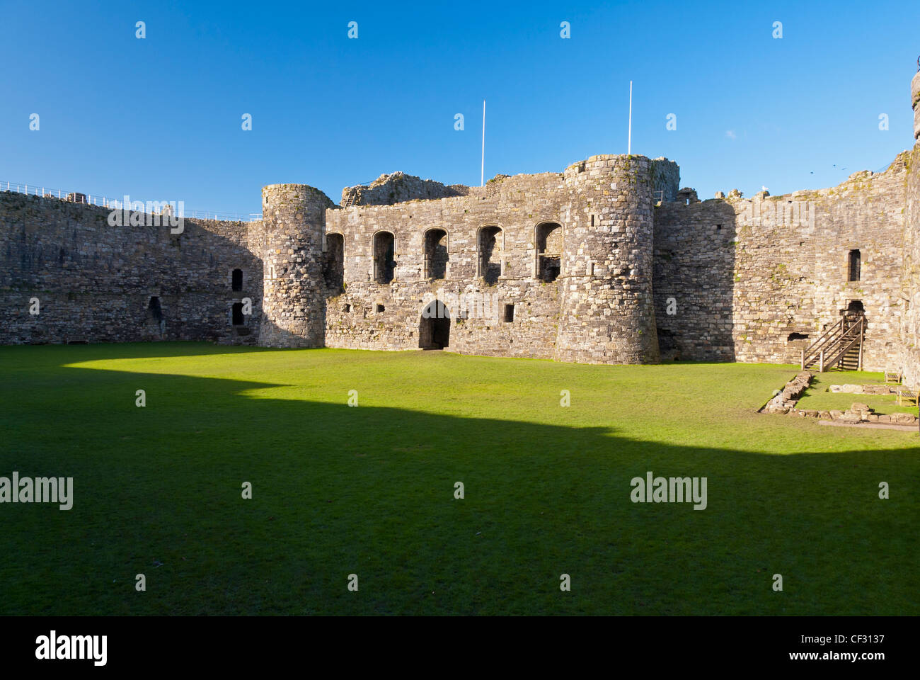 Beaumaris Castle Anglesey North Wales Uk Stock Photo Alamy
