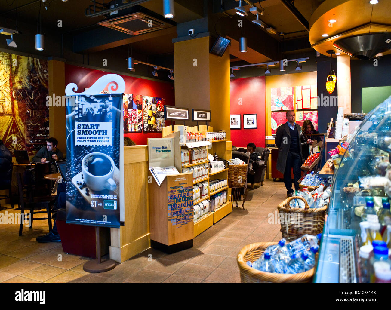 The interior of a Starbucks Coffee Shop Stock Photo: 43707336 - Alamy The interior of a Starbucks Coffee Shop Stock Photo: 43707336 - Alamy