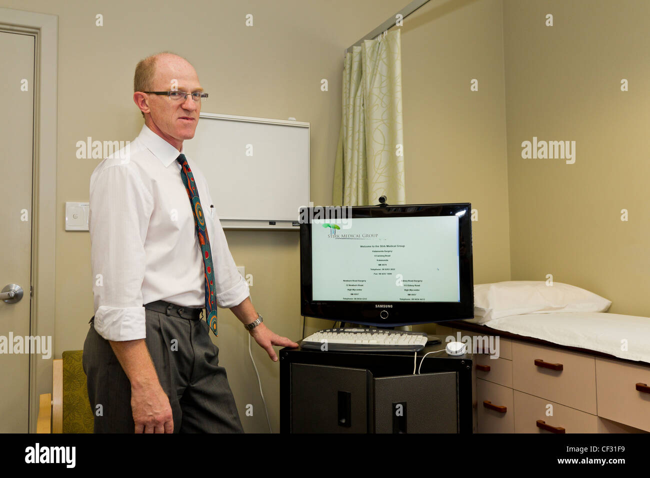 Doctor Video Conferencing Stock Photo - Alamy