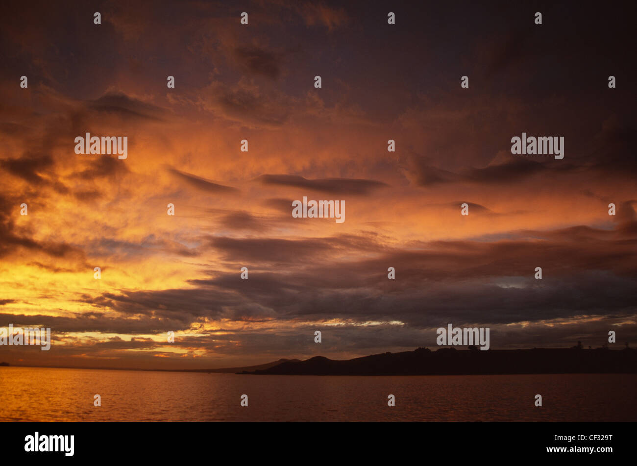 red sky at night sunset sunrise Stock Photo - Alamy