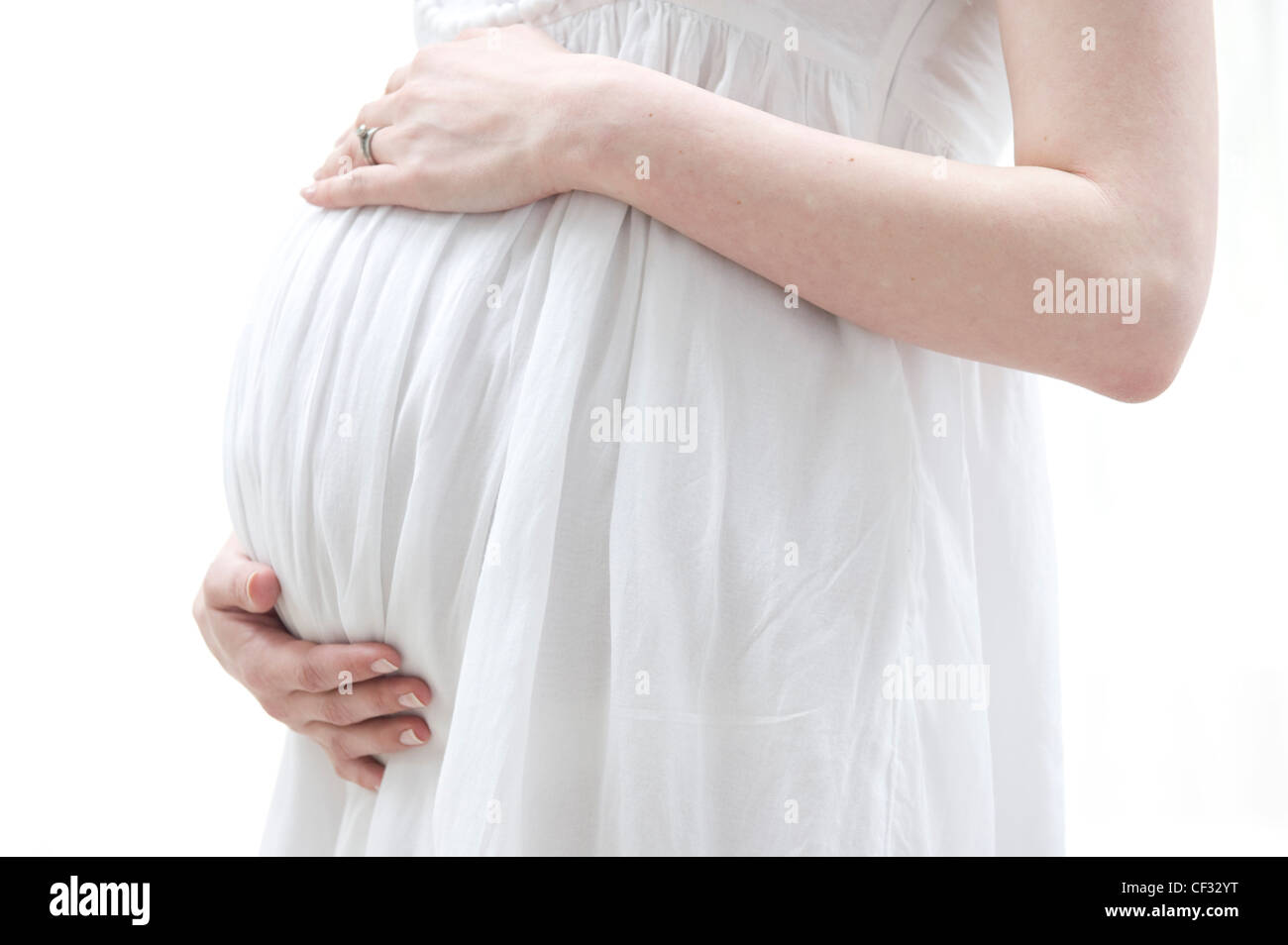 Anonymous pregnant woman wear hi-res stock photography and images - Alamy