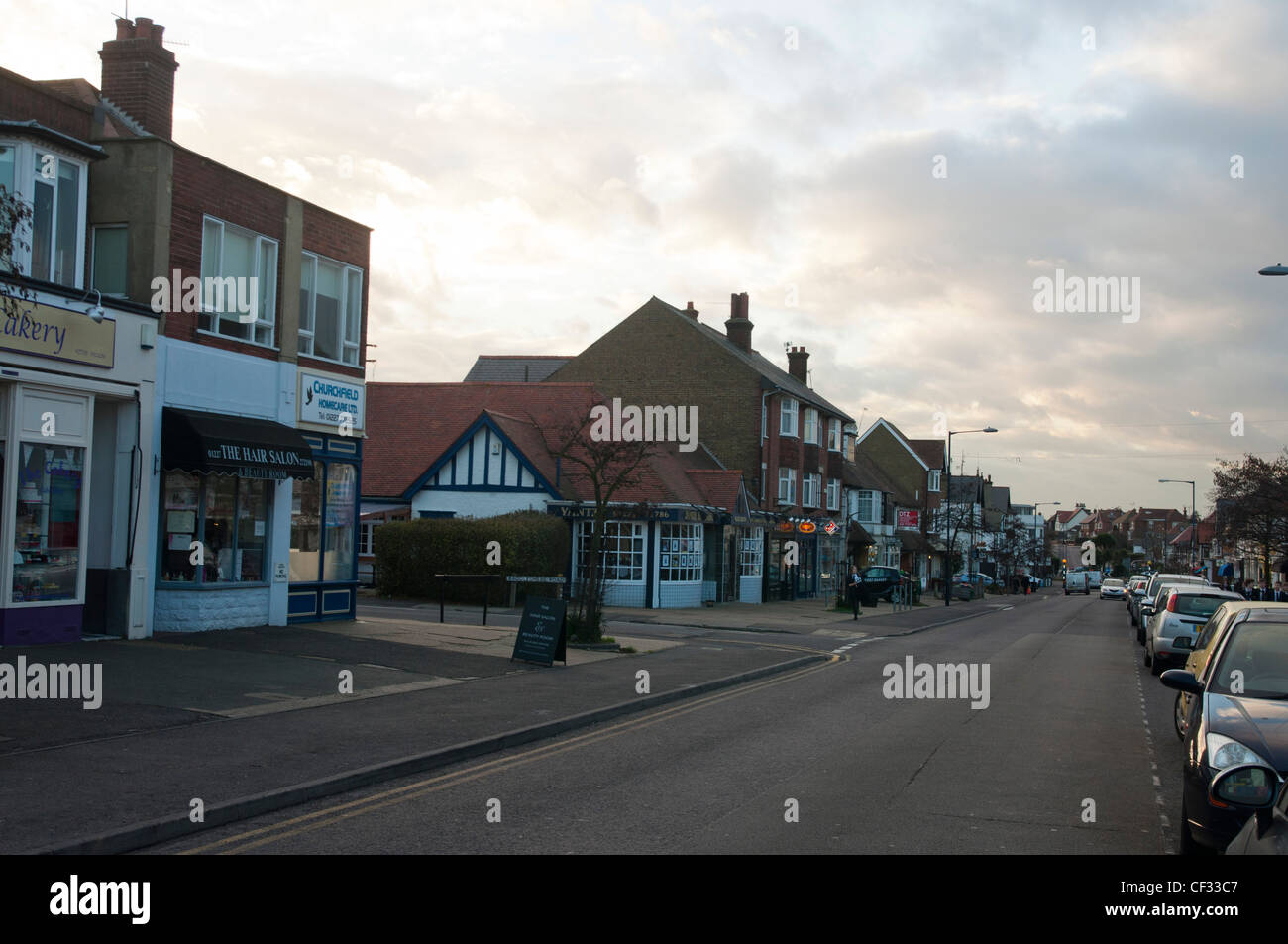 Tankerton High Street Kent England UK Stock Photo Alamy
