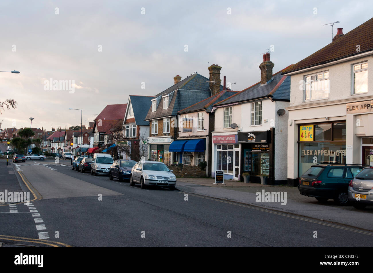 Tankerton High Street Kent England UK Stock Photo Alamy