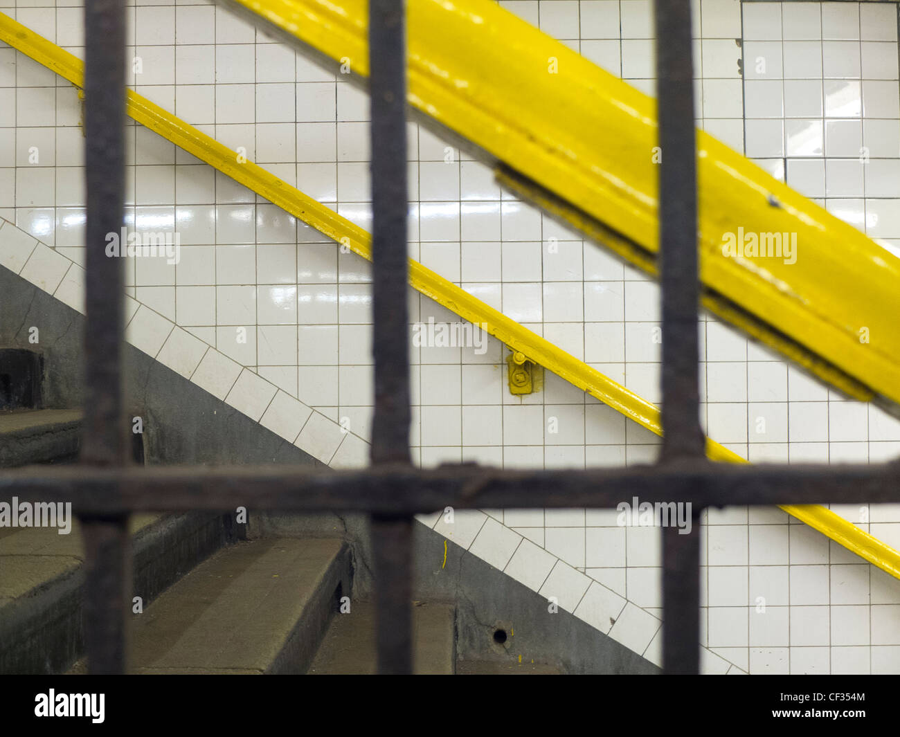 New York City subway station Stock Photo