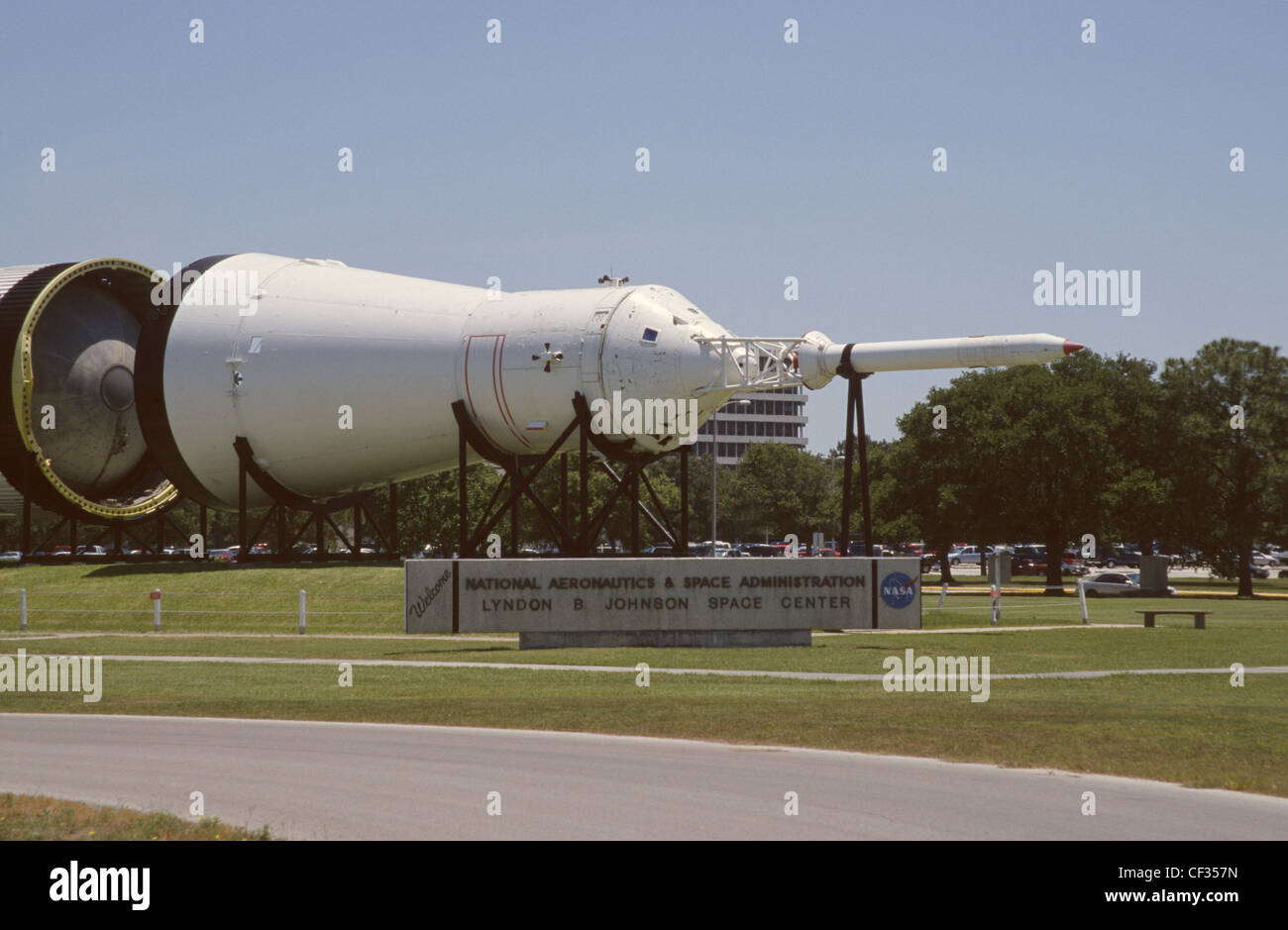 USA Houston Texas Johnson Space Center Rocket Park Saturn V rocket