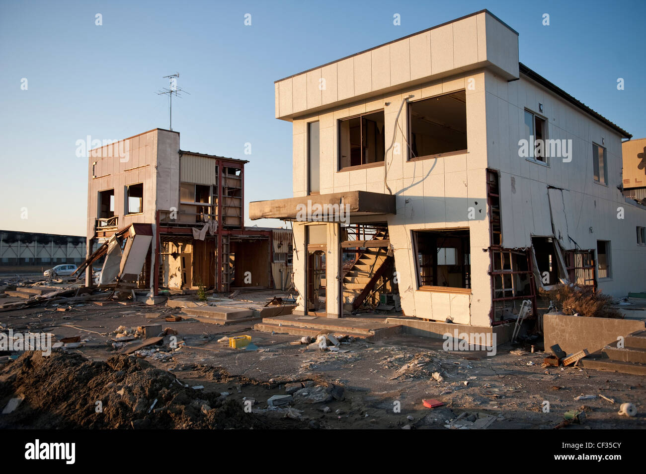 Japanese tsunami damage
