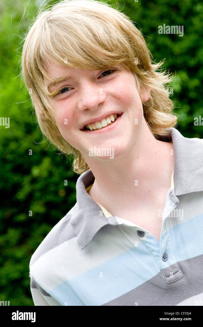 Male teenager portrait hi-res stock photography and images - Alamy