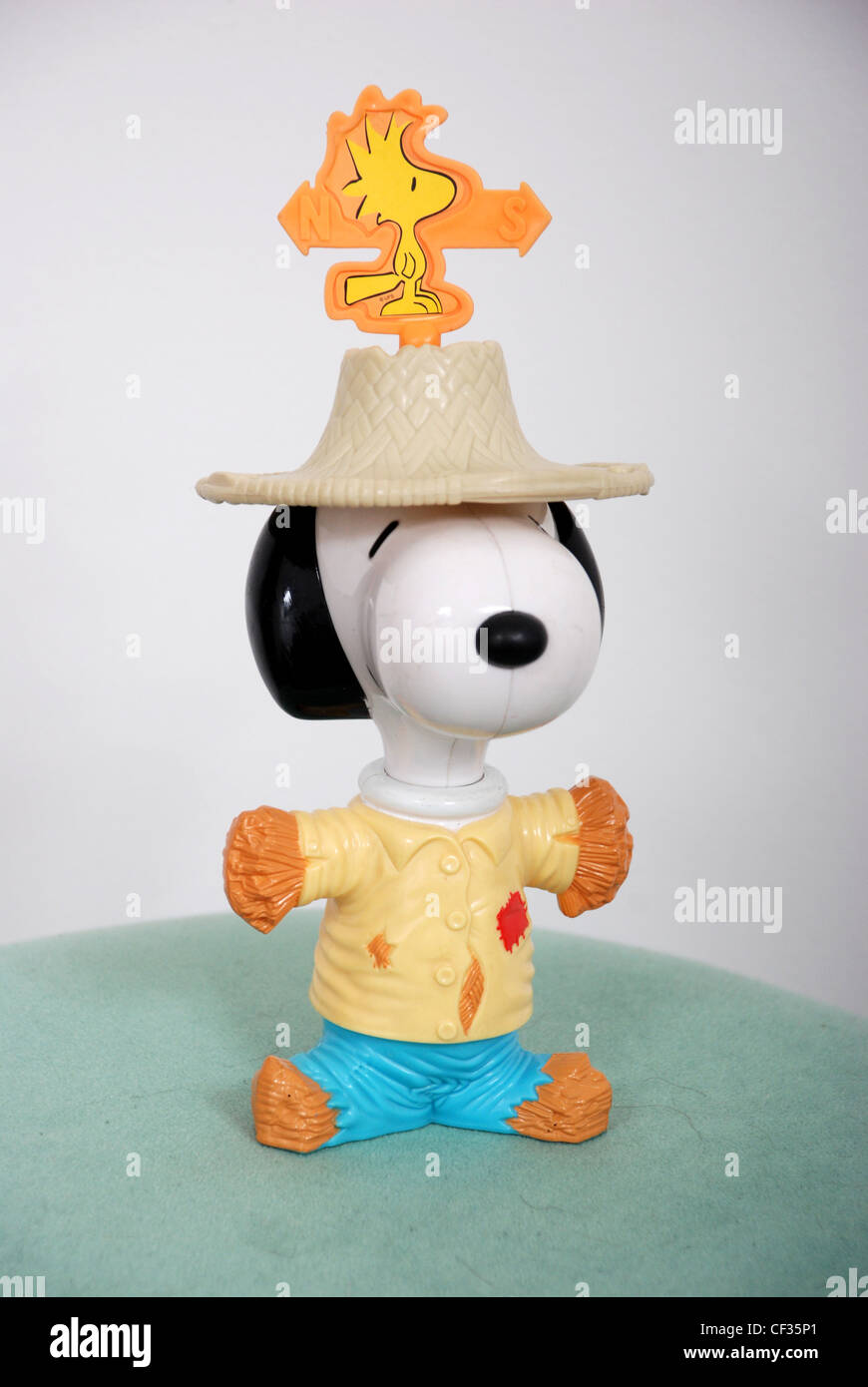 Plastic toy of famous dog from cartoons Stock Photo