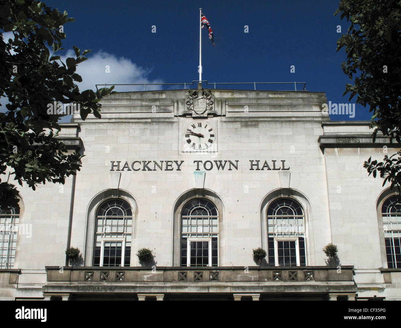 Hackney Town Hall in Mare Street Stock Photo Alamy