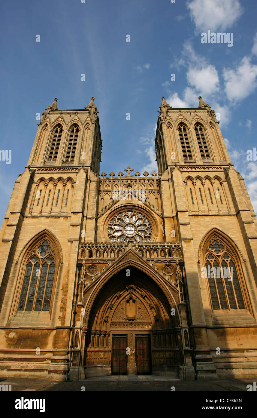 The Cathedral Church of the Holy and Undivided Trinity in Bristol. Stock Photo