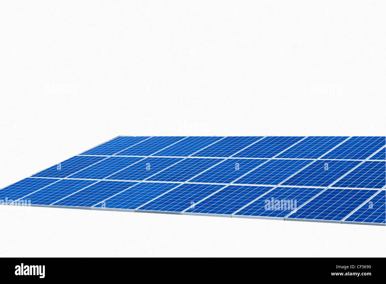 solar panel in white background Stock Photo