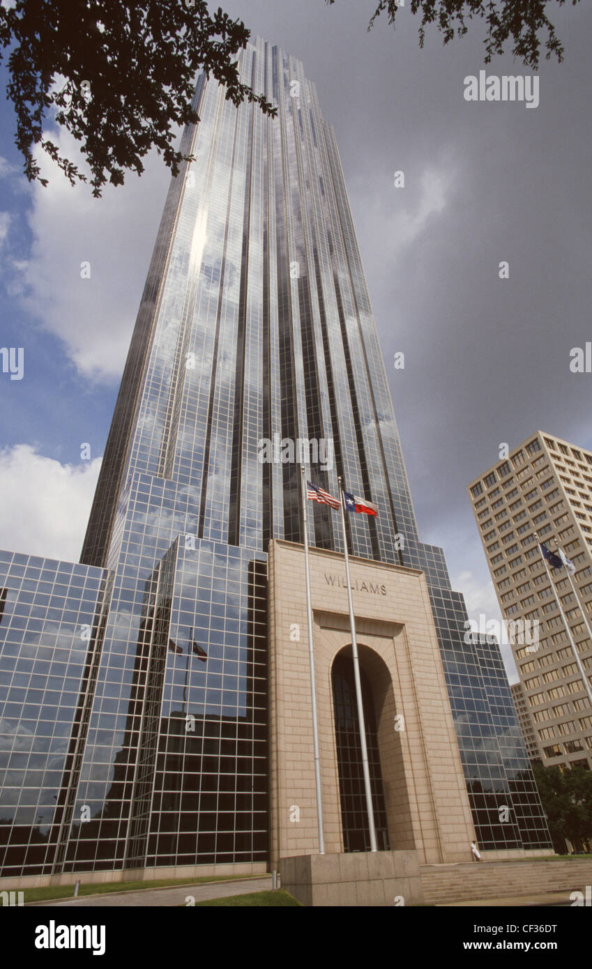 USA Houston Texas Williams Tower  Stock Photo