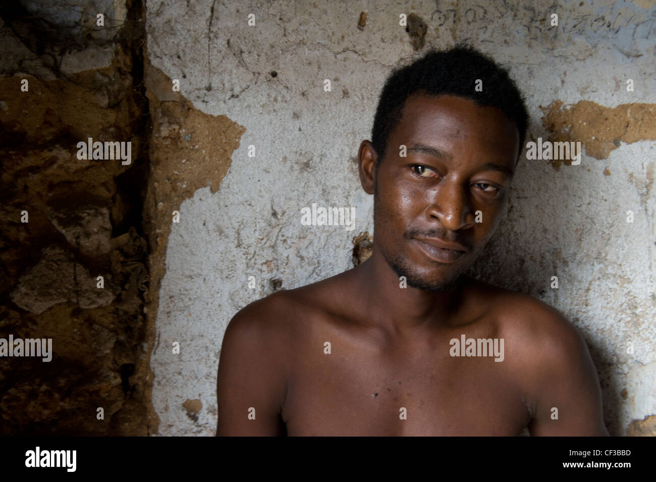 Portrait of a resident of Stone Town Zanzibar Tanzania Stock Photo