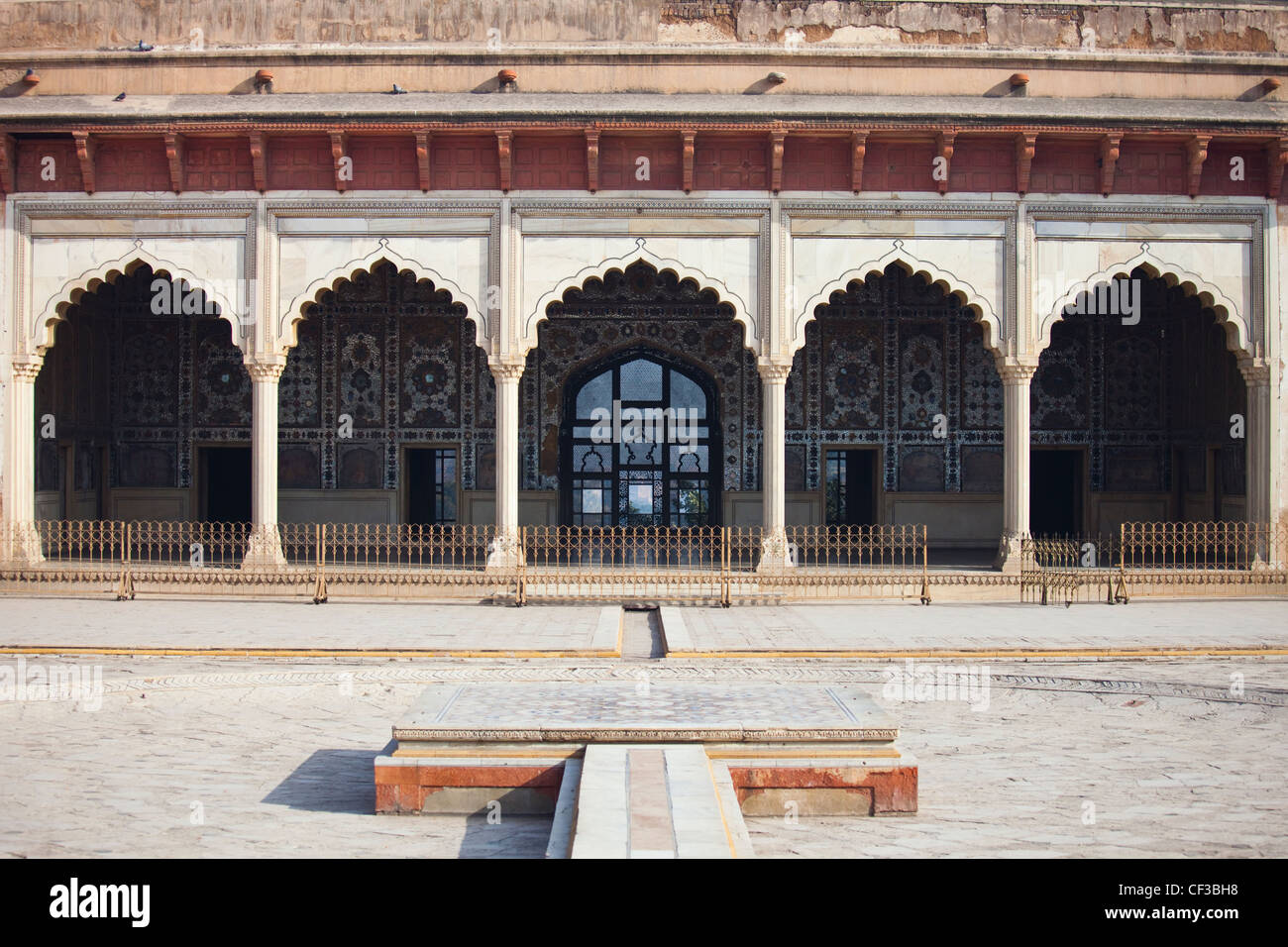 Sheesh Mahal or Palace of Mirrors, Lahore Fort, Lahore, Pakistan Stock