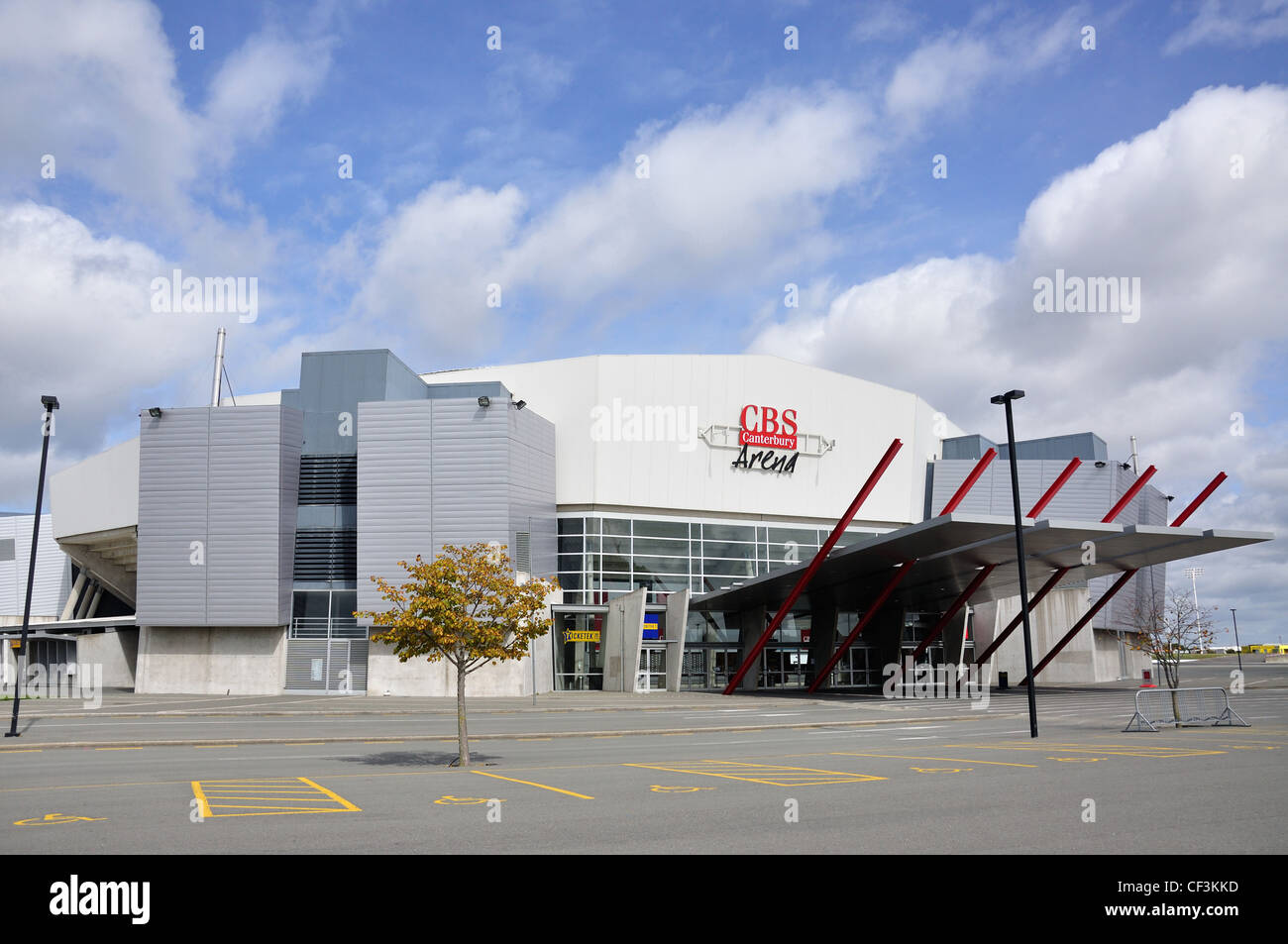 CBS Canterbury Arena, Addington, Christchurch, Canterbury Region, New Zealand Stock Photo