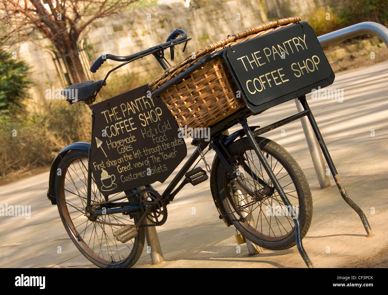 old delivery bike