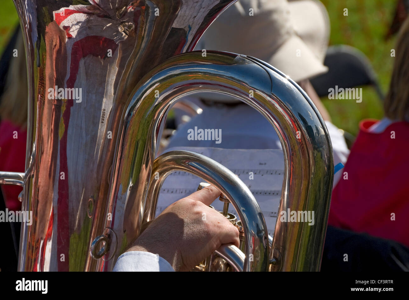 Brass Instruments Tuba Stock Photos & Brass Instruments Tuba Stock