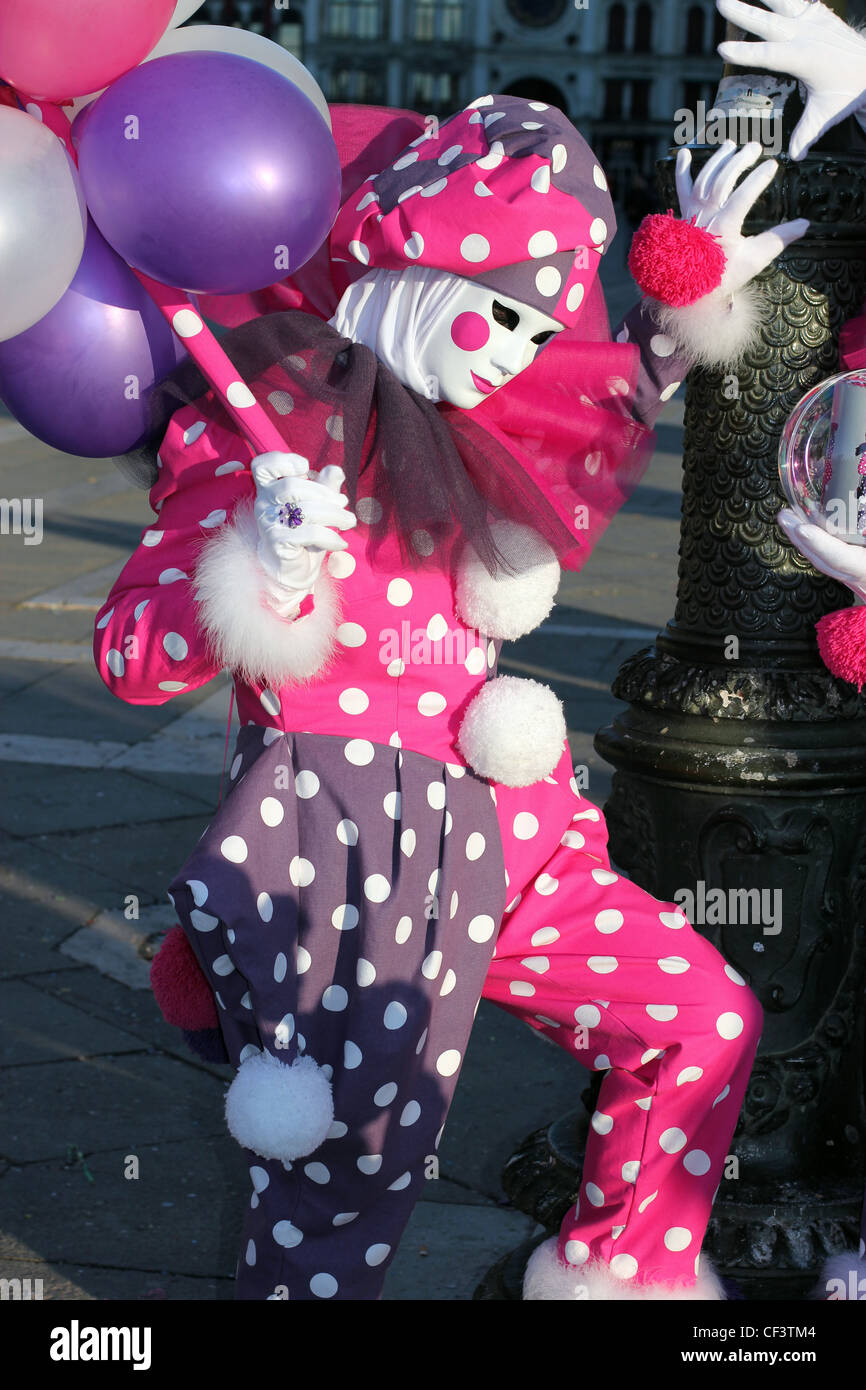 Clown venice carnival italy hi-res stock photography and images - Alamy