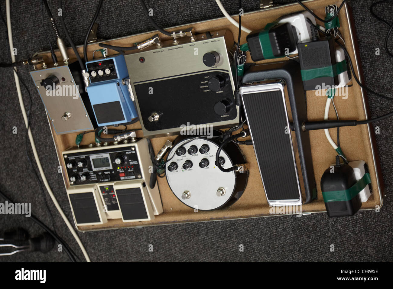 guitar multieffects device Stock Photo Alamy