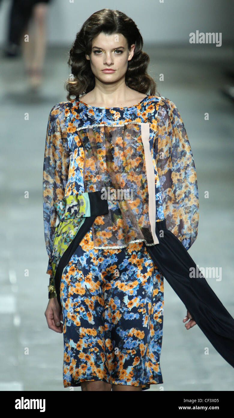 Michael van der Ham runway during London Fashion Week AW 2012-13 at Topshop Space on 20th February 2012. Stock Photo