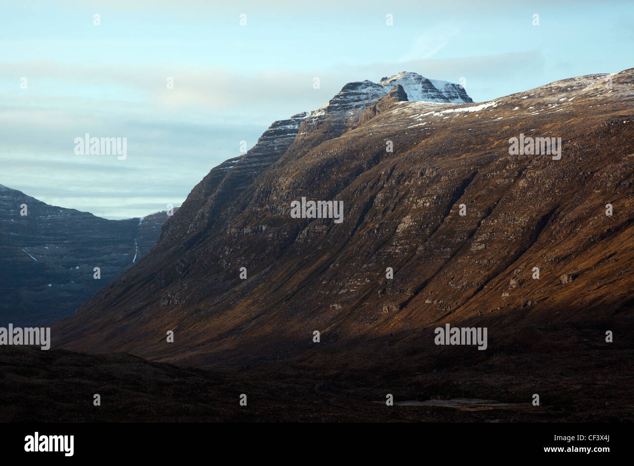 Beinn Dearg hills to the west of Beinn Eighe Torridon Scottish Highlands Scotland UK Stock Photo
