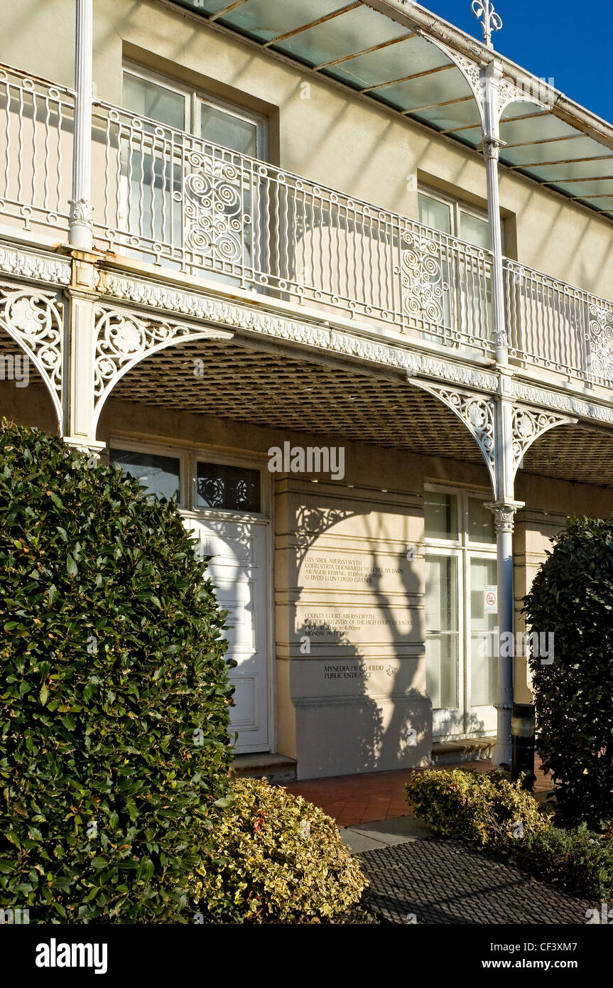 Aberystwyth County Court building. Stock Photo