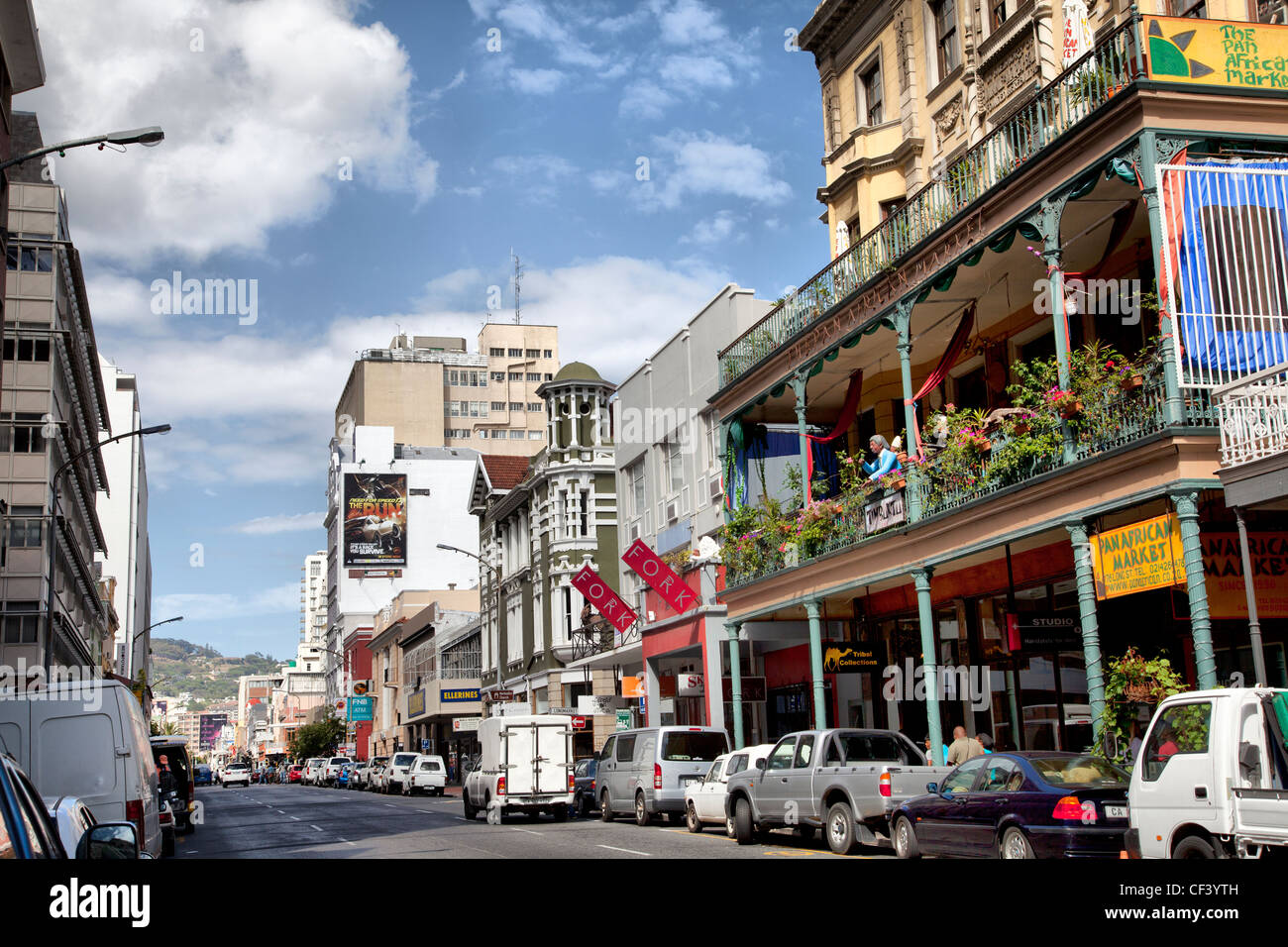 Cape Town's Long Street Stock Photo