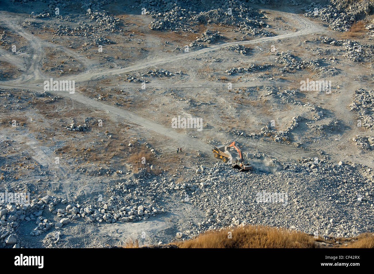 Aerial Images Of A Stone Quarry From Zimbabwe Stock Photo Alamy