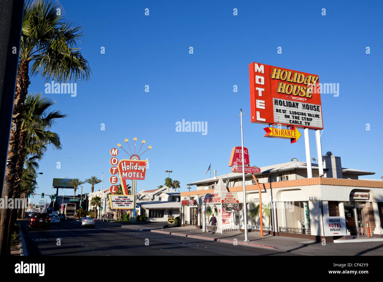 Las Vegas street scene, Nevada, USA Stock Photo
