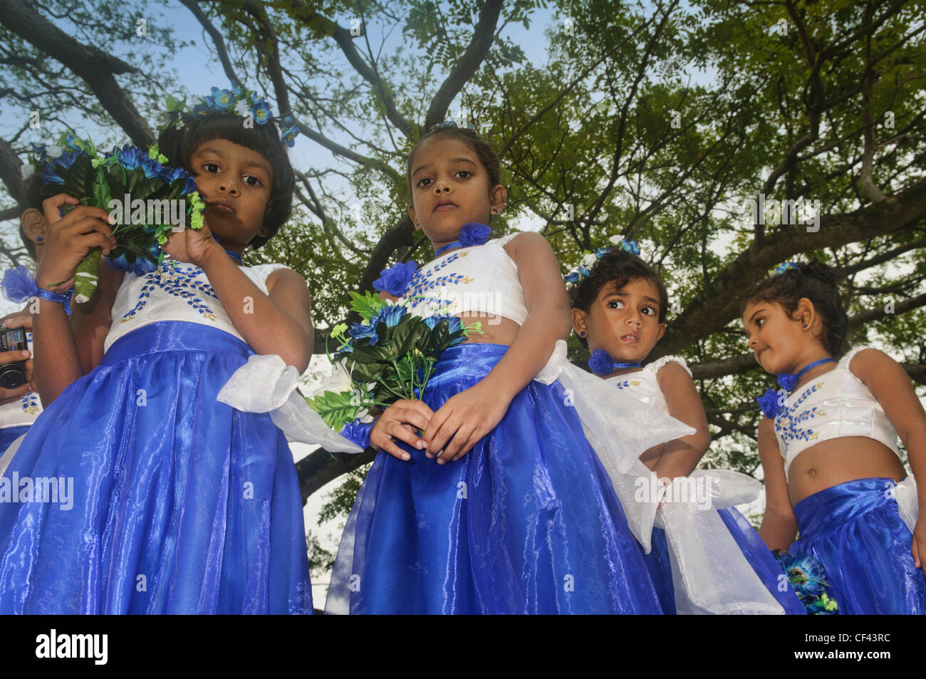 little girls at a wedding in Galle, Sri Lanka Stock Photo - Alamy