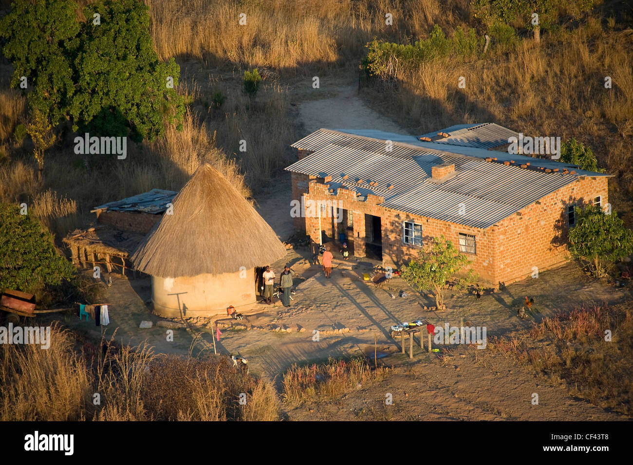 Aerial images of rural areas in Zimbabwe Stock Photo 43731416 Alamy